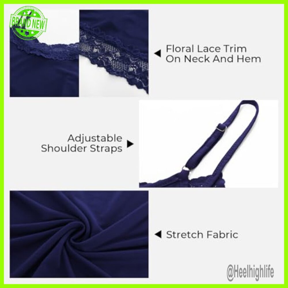 Adjustable Spaghetti Strap Lace Trim Camisole Tan… - image 4